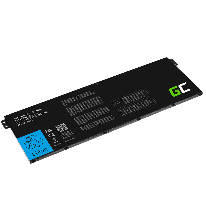 Green Cell baterija AC14B3K AC14B8K za Acer Aspire 5 A515 A517 R15 R5-571T Spin 3 SP315-51 SP513-51 Swift 3 SF314-52 (AC62)