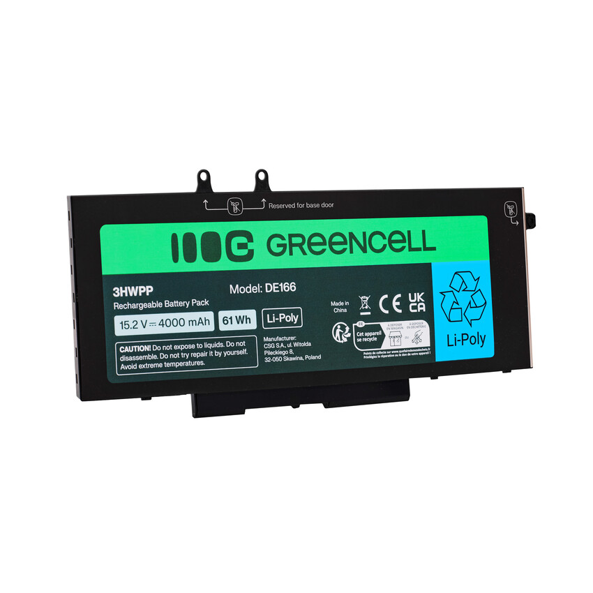 Greencell baterija za Dell 3HWPP Dell Latitude 5400, 5401, 5410, 5411, 5500, 5501, 5510, 5511, 7591 (DE166)