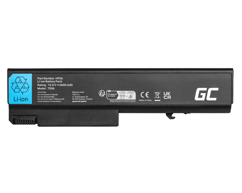 Green Cell baterija TD09 za HP EliteBook 6930p 8440p 8440w Compaq 6450b 6545b 6530b 6540b 6555b 6730b ProBook 6550b (HP06V2)
