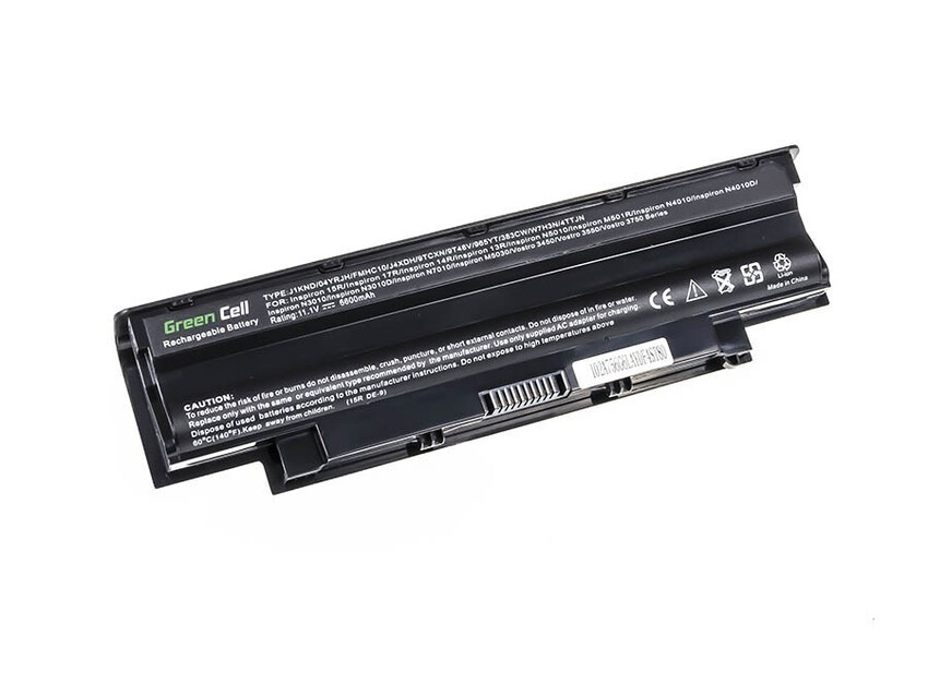 Green Cell baterija J1KND za Dell Inspiron 13R 14R 15R 17R Q15R N4010 N5010 N5030 N5040 N5110 T510 (DE02D)
