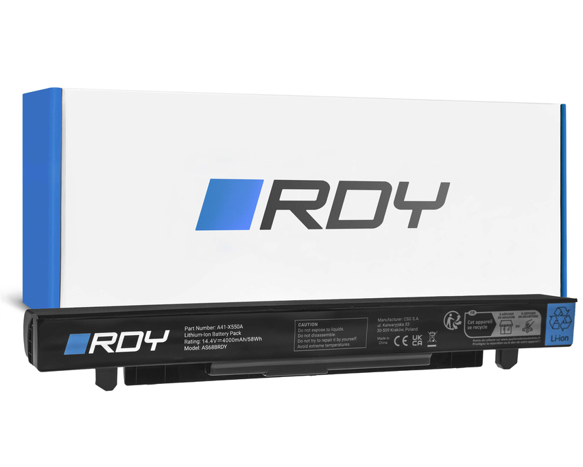 baterija RDY A41-X550A to Asus A550 F550J F550L R510 R510C R510J R510JK R510L (AS68BRDY)