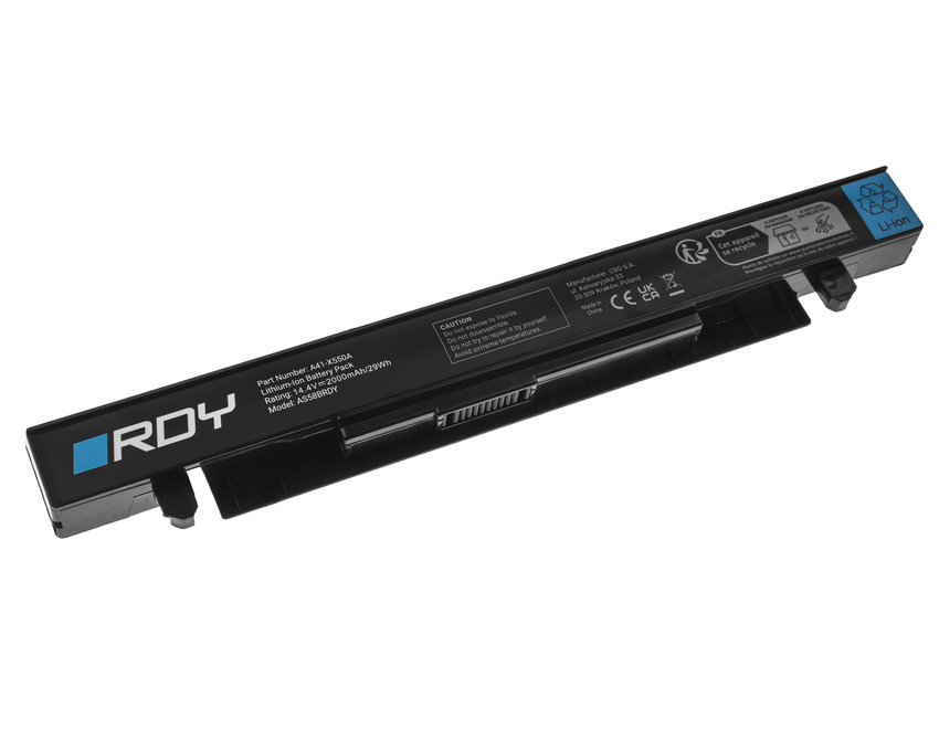 RDY Laptop baterija A41-X550A za Asus A550 F550J F550L R510 R510C R510J R510JK R510L R510CA X550 X550C X550CA X550CC X550L (AS58BRDY)