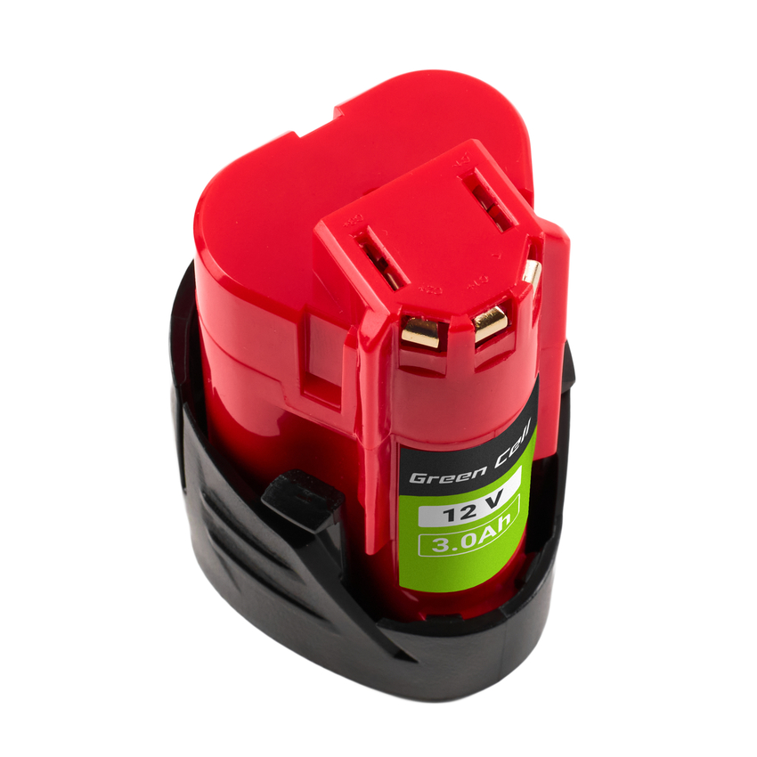 Green Cell baterija za Milwaukee M12 12V 3Ah nadomestna baterija M12 B3 4932451388 (PTML12V3)