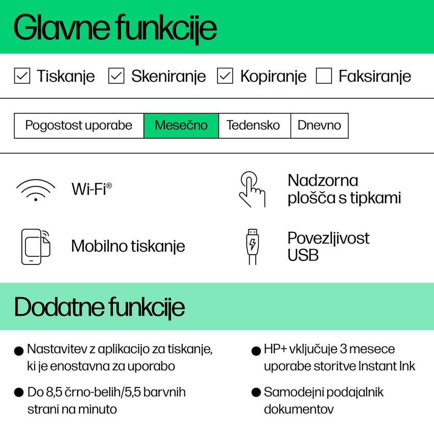 Multifunkcijski tiskalnik HP DeskJet 4222e
